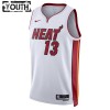 Dječji NBA Dres Miami Heat Bam Adebayo 13 Nike 2022-23 Association Edition Bijela Swingman
